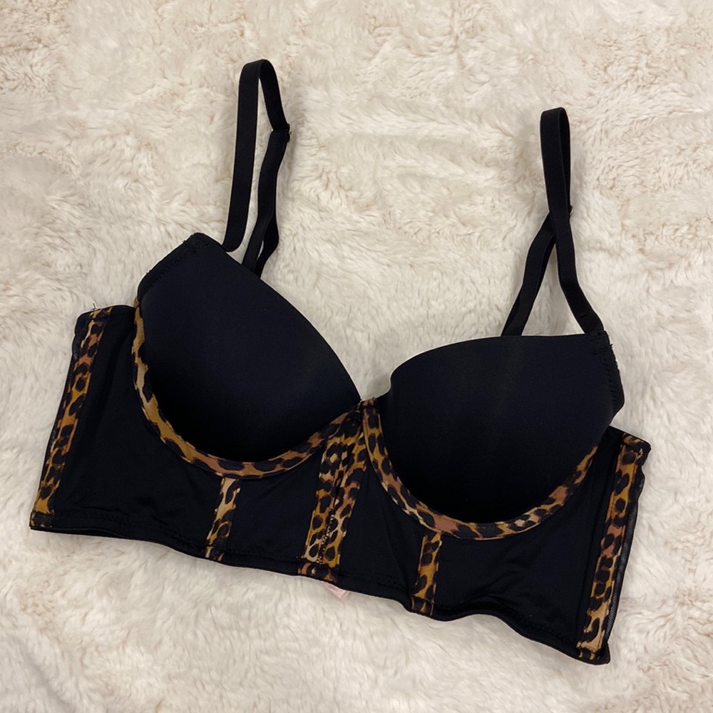 EUC * La Senza * Beyond Sexy Ultimate Push Up Crop Bustier * 32B